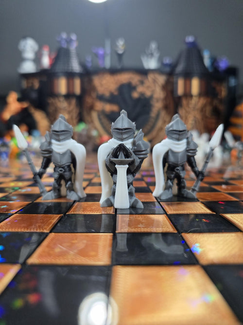 3D Printed Knight Miniatures