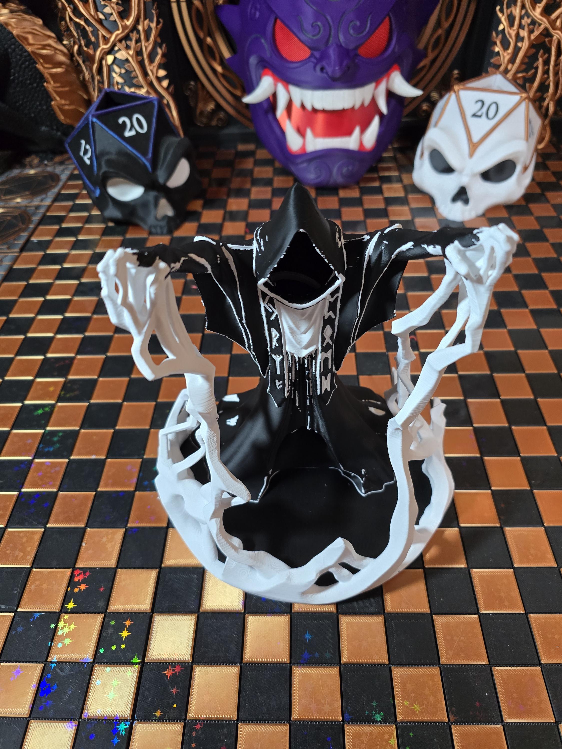 3D Printed Wizard Dice Tower